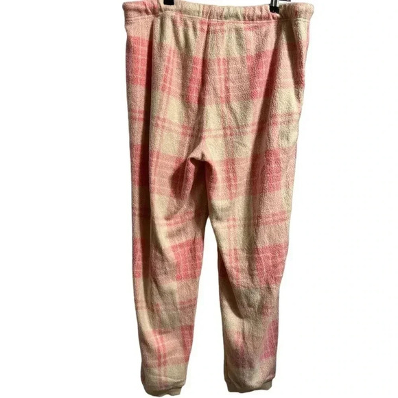 Aerie Snowed In Fleece Jogger Pajama Pants Size Large - Picture 2 of 5